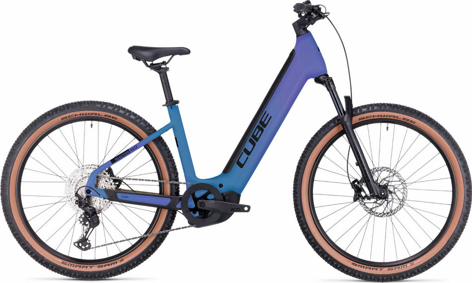 Cube Reaction Hybrid Race 625 Wh E-Bike Easy Entry 27,5" switchblue´n´black