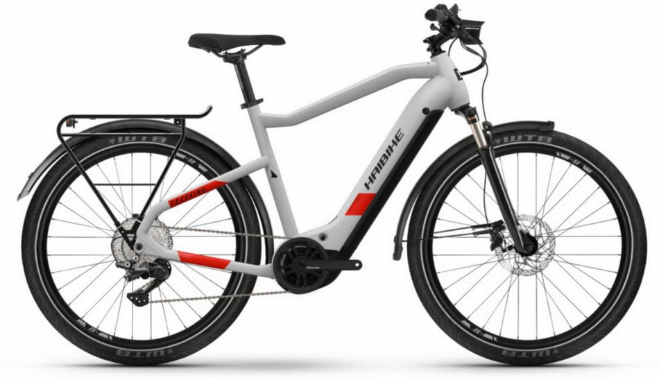 Haibike Trekking 7 630 Wh E-Bike Diamant 27,5" cool grey/red matte