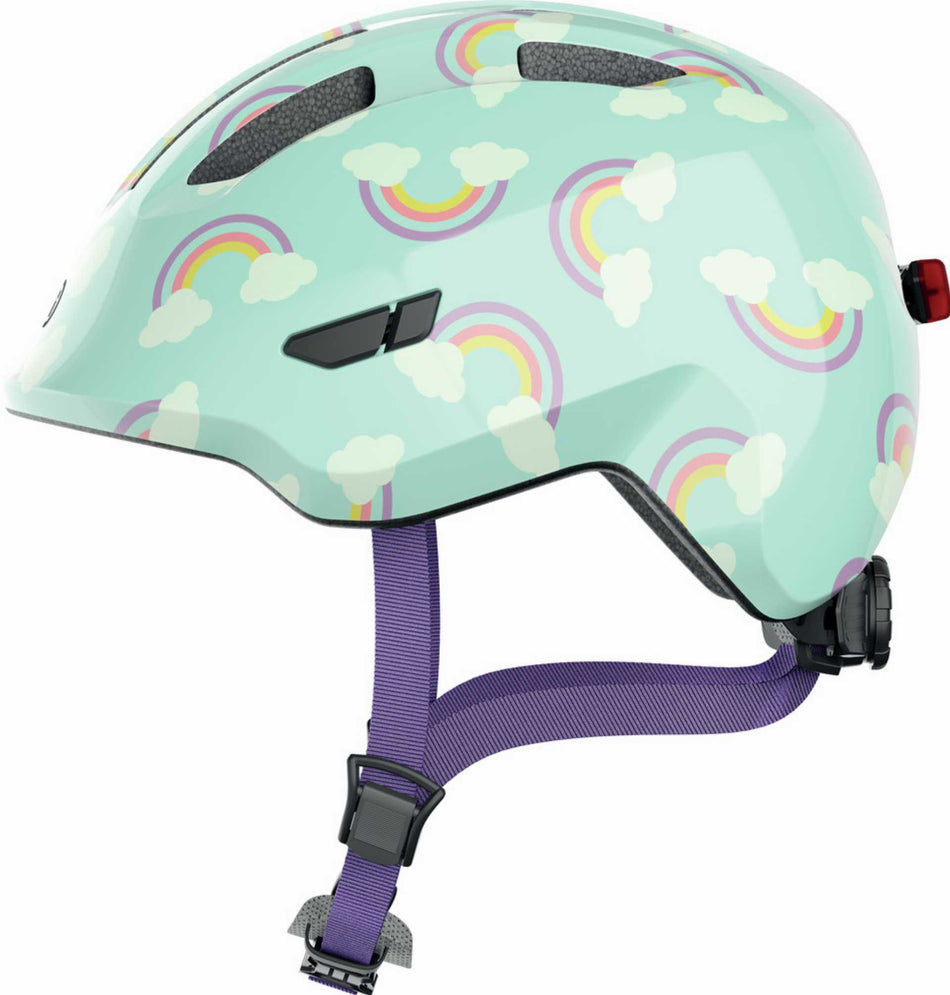 Abus Smiley 3.0 LED Kinder-Helm blue rainbow