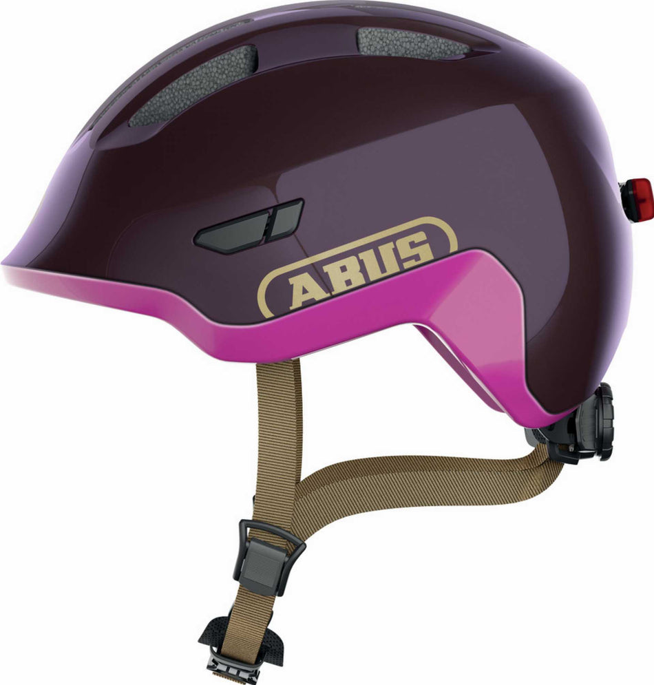 Abus Smiley 3.0 ACE LED Kinder-Helm royal purple