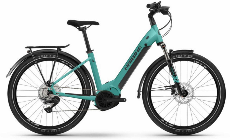 Haibike Trekking 7 630 Wh E-Bike Wave 27,5" gloss aqua blk ink