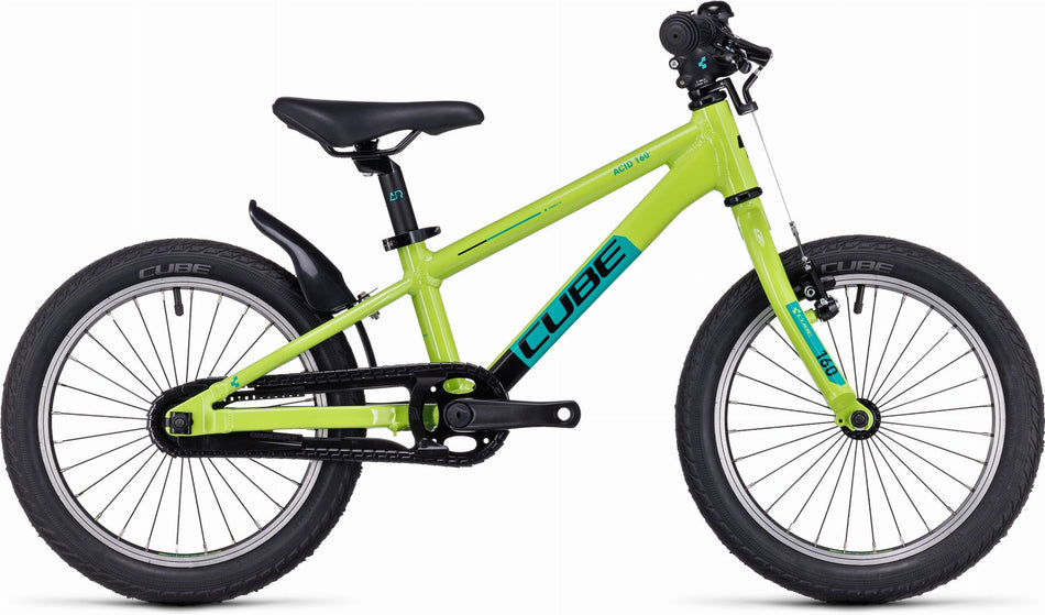 Cube Cubie 160 RT Kinderrad Diamant 16" green´n´black