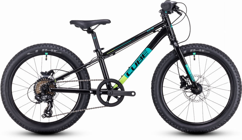 Cube Acid 200 Disc Kinderrad Diamant 20" black´n´green