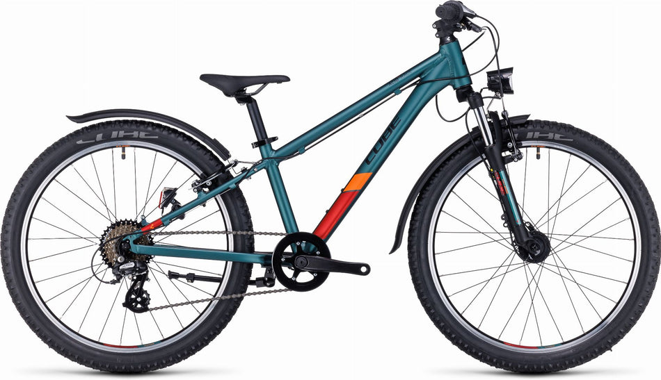 Cube Acid 240 Allroad Kinderrad Diamant 24" leaf´n´orange