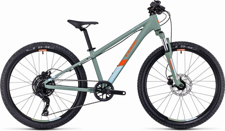 Cube Acid 240 Disc Kinderrad Diamant 24" green´n´orange