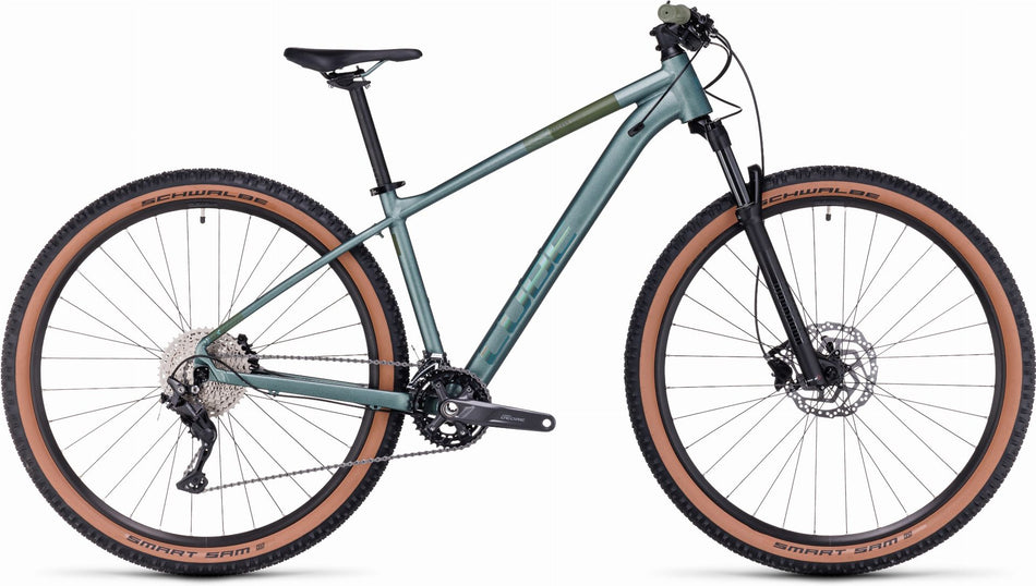 Cube Access WS Race MTB-Hardtail Diamant sparkgreen´n´olive