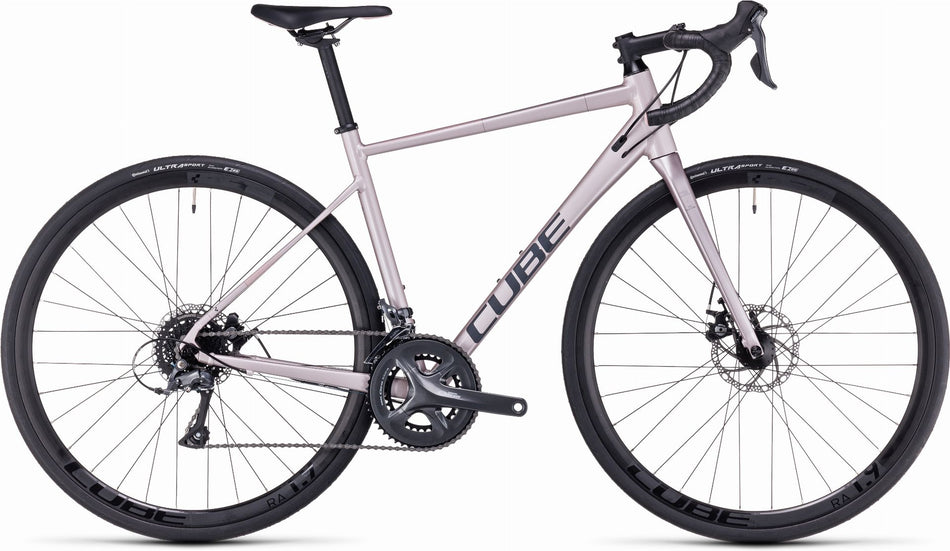 Cube Axial WS Rennrad Diamant 28" greyrose´n´blush