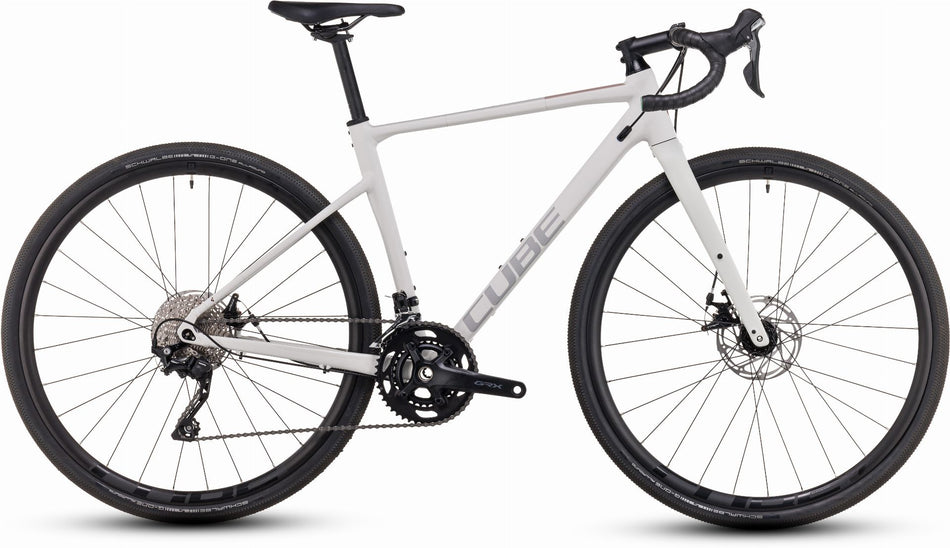 Cube Nuroad WS Gravelbike Diamant lightgrey´n´rose