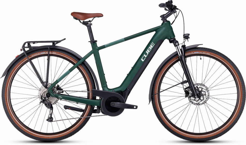 Cube Touring Hybrid One 500 Wh E-Bike Diamant 28" darkgreen´n´green