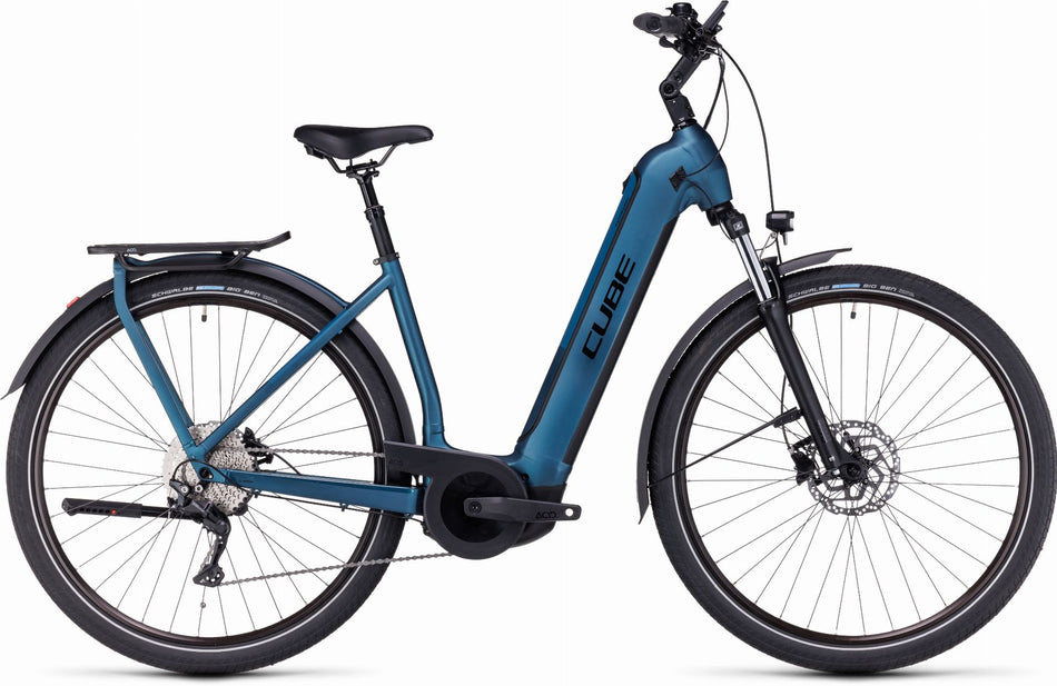 Cube Kathmandu Hybrid One 750 Wh E-Bike Easy Entry 28" blue´n´black