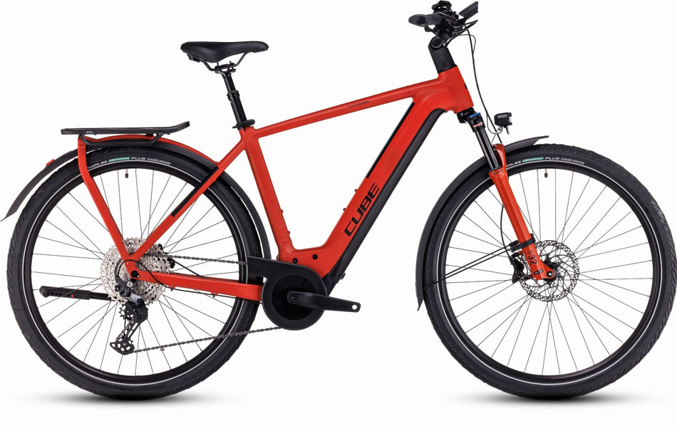 Cube Kathmandu Hybrid EXC 750 Wh E-Bike Diamant 28" red´n´black