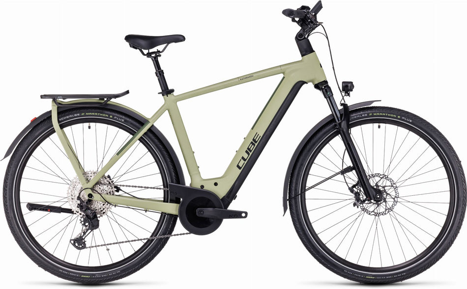 Cube Kathmandu Hybrid SLX 750 Wh E-Bike Diamant 28" green´n´olive