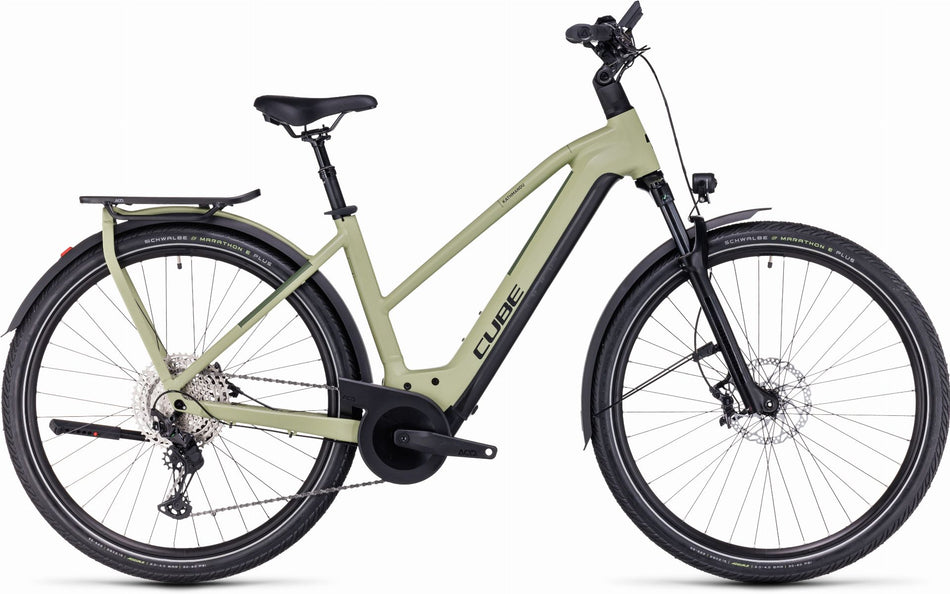 Cube Kathmandu Hybrid SLX 750 Wh E-Bike Trapeze 28" green´n´olive