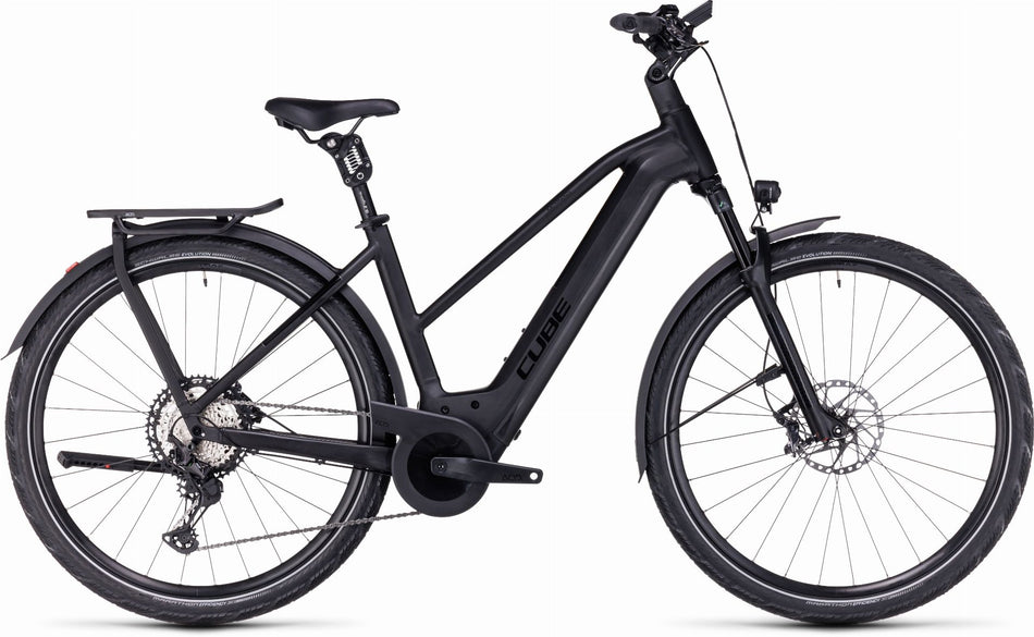 Cube Kathmandu Hybrid SLT 750 Wh E-Bike Trapeze 28" black´n´metal