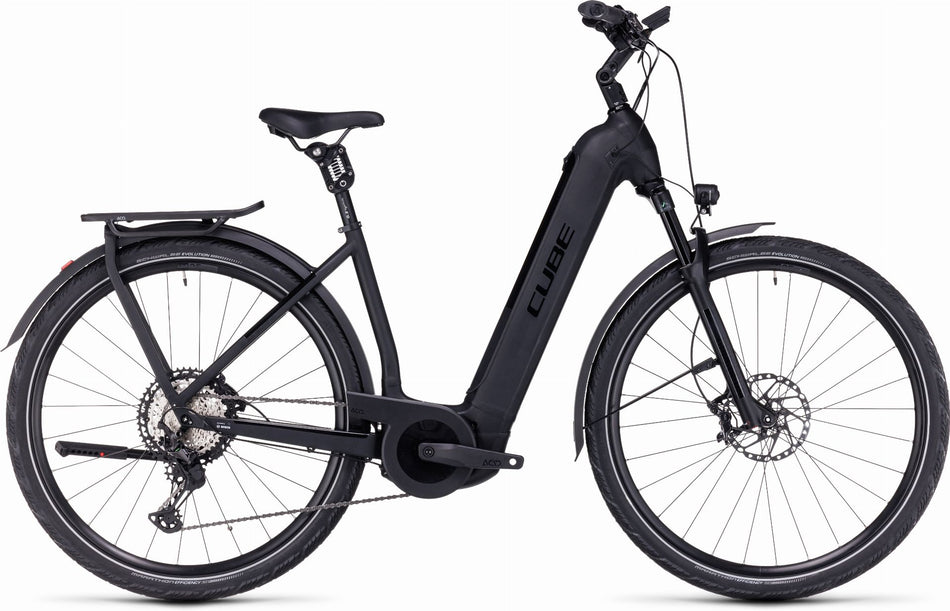 Cube Kathmandu Hybrid SLT 750 Wh E-Bike Easy Entry 28" black´n´metal