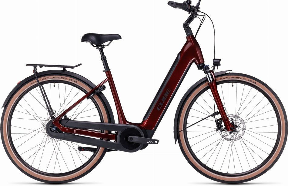 Cube Supreme Hybrid Pro 625 Wh E-Bike Easy Entry red´n´black