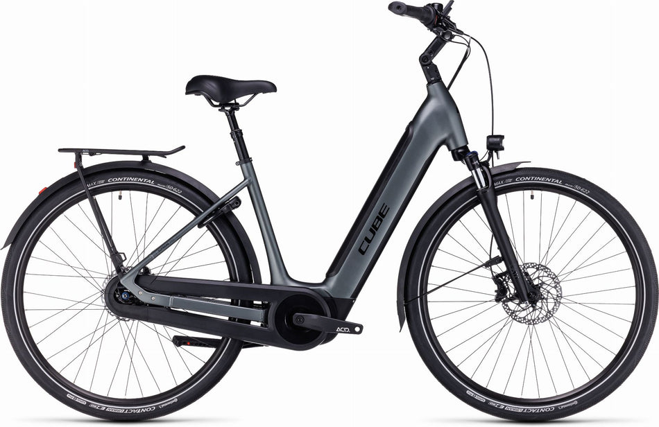 Cube Supreme RT Hybrid Pro 500 Wh E-Bike Easy Entry flashgrey´n´black