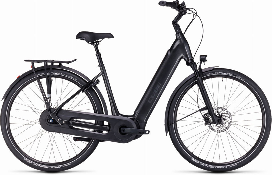 Cube Supreme Hybrid EX 625 Wh E-Bike Easy Entry 28" grey´n´black