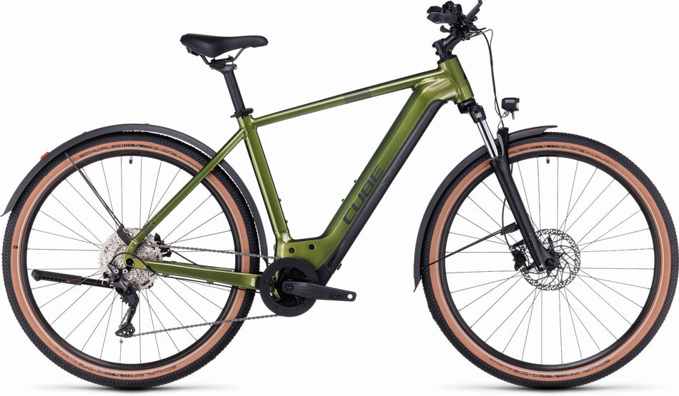 Cube Nuride Hybrid Pro 625 Wh Allroad E-Bike Diamant 28" shinymoss´n´black