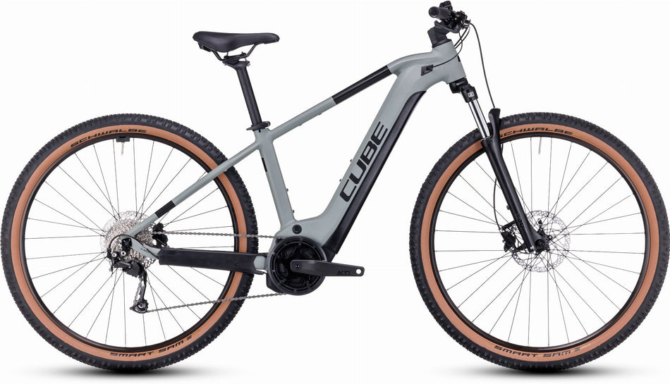 Cube Reaction Hybrid Performance 500 Wh E-Bike Hardtail Diamant swampgrey´n´black