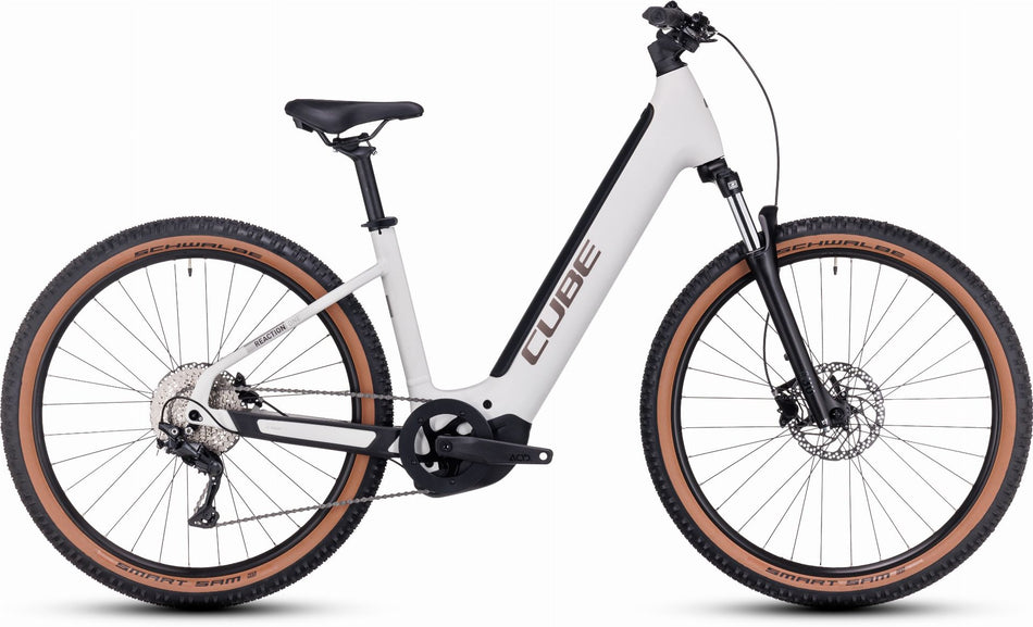 Cube Reaction Hybrid One 750 Wh E-Bike Hardtail Easy Entry 27,5" lightgrey´n´rose