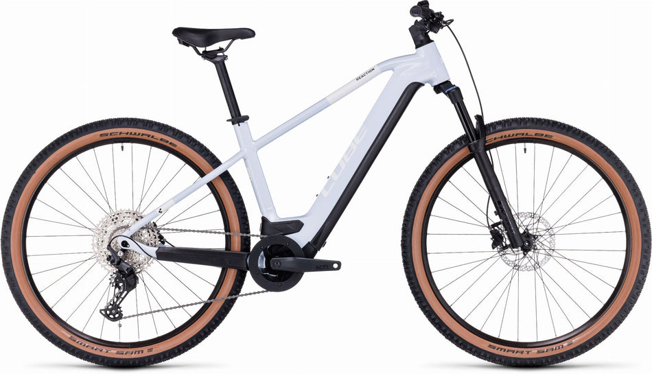 Cube Reaction Hybrid Pro 500 Wh E-Bike Hardtail Diamant flashwhite´n´black