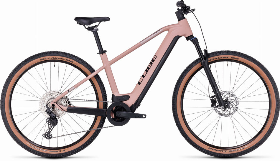 Cube Reaction Hybrid Pro 750 Wh E-Bike Hardtail Diamant blushrose´n´silver