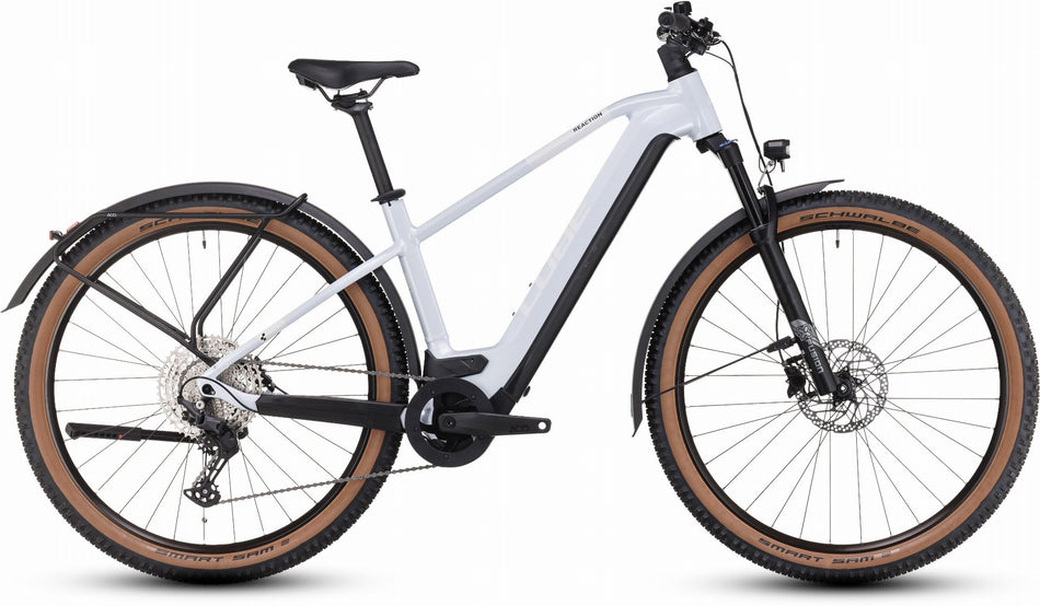 Cube Reaction Hybrid Pro 750 Wh Allroad E-Bike Hardtail Diamant flashwhite´n´black