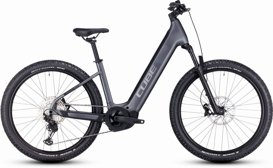 Cube Reaction Hybrid Race 625 Wh E-Bike Hardtail Easy Entry 27,5" grey´n´metal