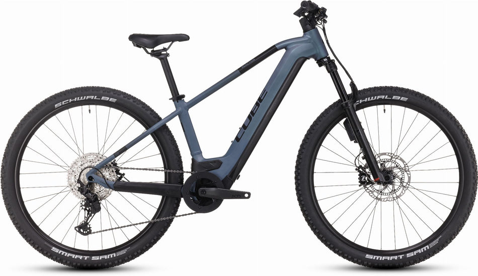 Cube Reaction Hybrid ABS 750 Wh E-Bike Hardtail Diamant smaragdgrey´n´blue
