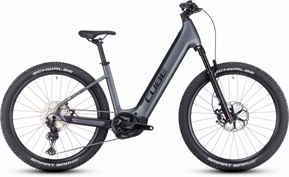 Cube Reaction Hybrid SLT 750 Wh E-Bike Hardtail Easy Entry 27,5" prizmsilver´n´grey