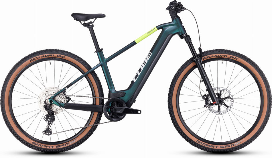 Cube Reaction Hybrid SLT 750 Wh E-Bike Hardtail Diamant goblin´n´yellow