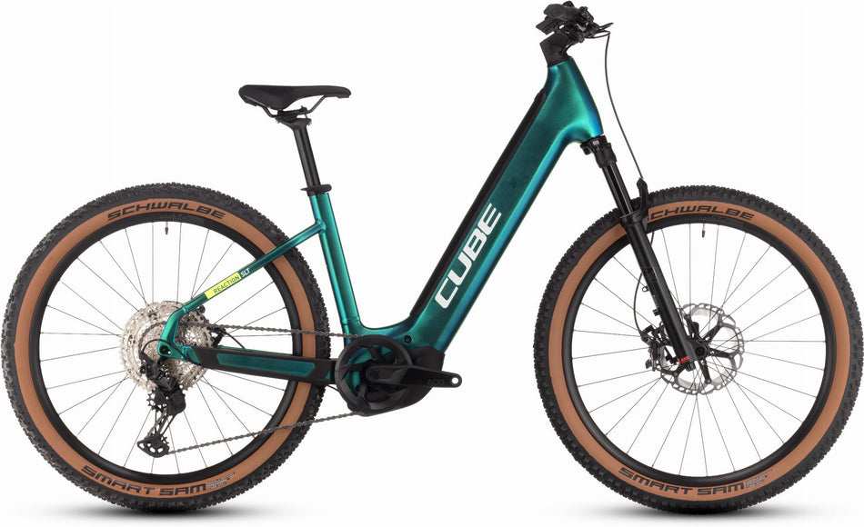 Cube Reaction Hybrid SLT 750 Wh E-Bike Hardtail Easy Entry 27,5" goblin´n´yellow