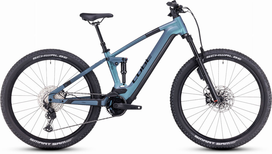 Cube Stereo Hybrid 120 ABS 750 Wh E-Bike Fully smaragdgrey´n´blue