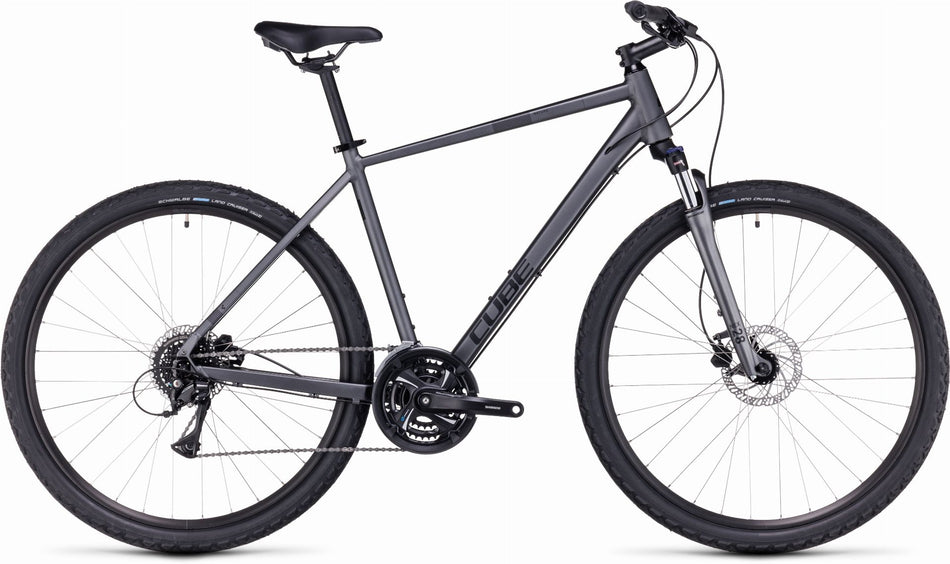 Cube Nature Crossrad Diamant 28" graphite´n´black