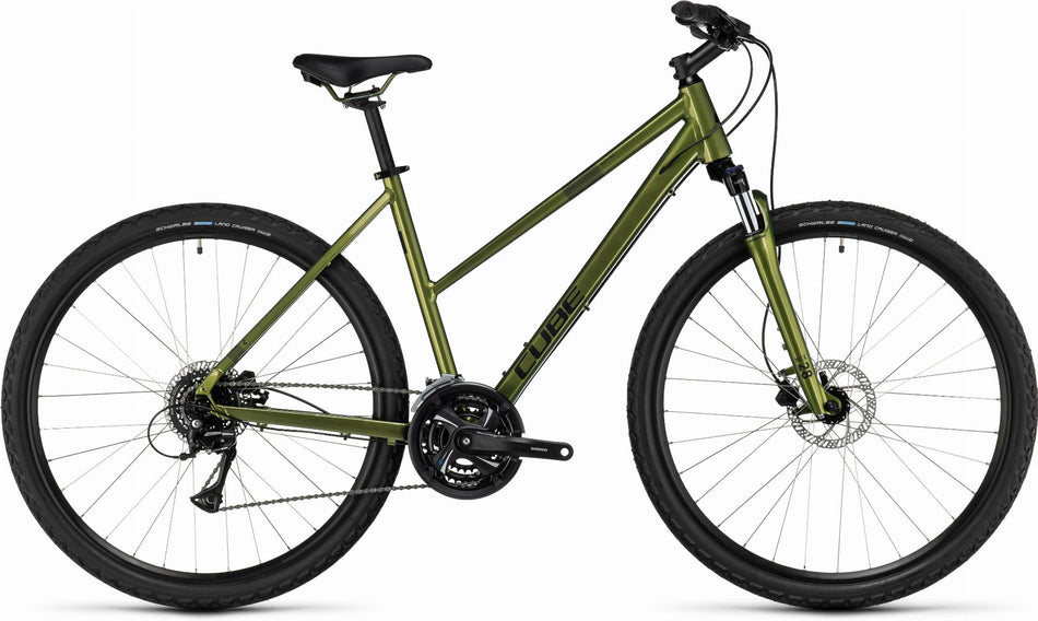Cube Nature Crossrad Trapeze 28" shinymoss´n´black