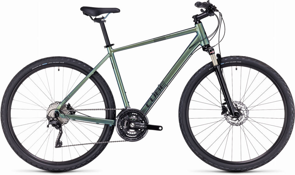 Cube Nature EXC Crossrad Diamant 28" verde´n´black
