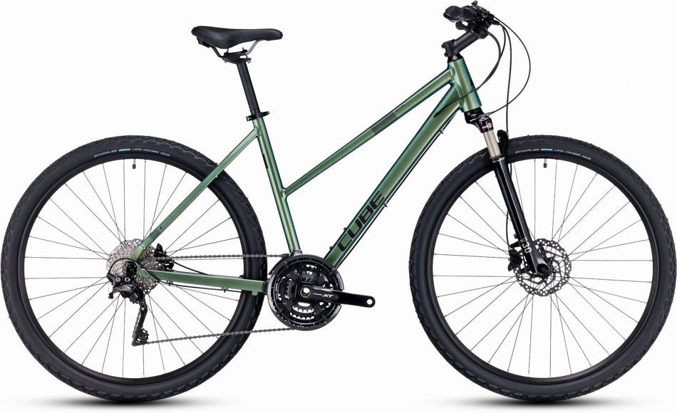Cube Nature EXC Crossrad Trapeze 28" verde´n´black