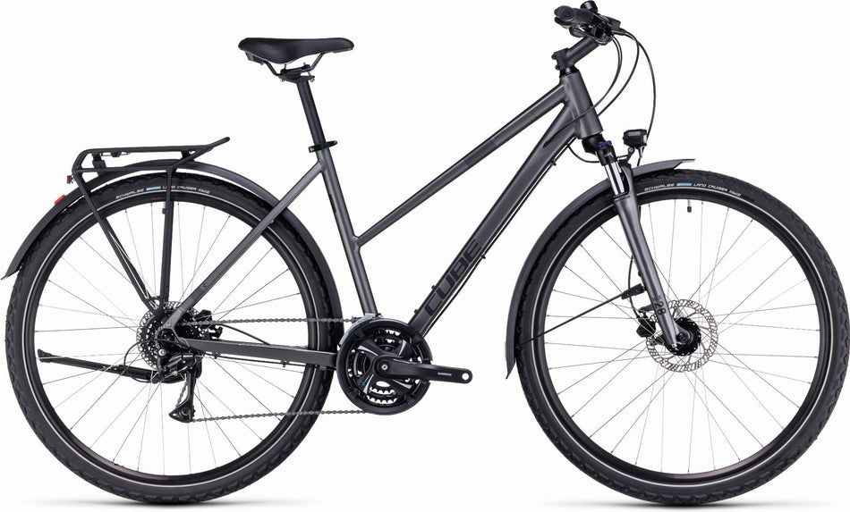 Cube Nature Allroad Trekkingrad Trapeze 28" graphite´n´black