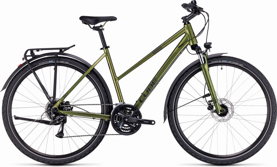 Cube Nature Allroad Trekkingrad Trapeze 28" shinymoss´n´black