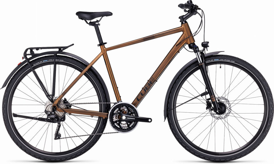 Cube Nature Pro Allroad Trekkingrad Diamant 28" gold´n´black