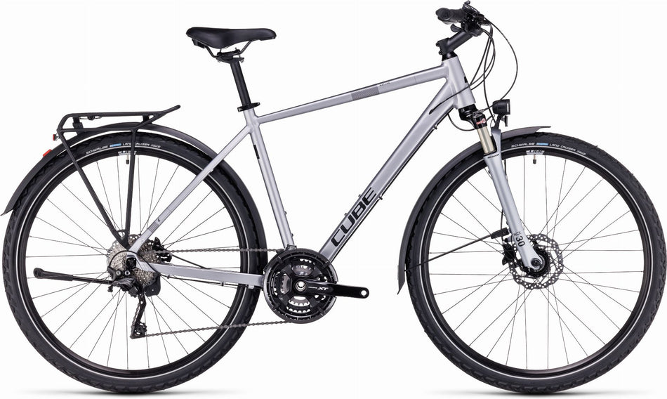 Cube Nature EXC Allroad Trekkingrad Diamant 28" polarsilver´n´black