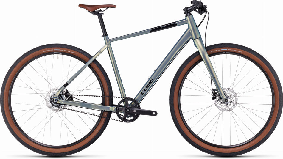 Cube Hyde Pro Cityrad Diamant 28" metalgreen´n´black
