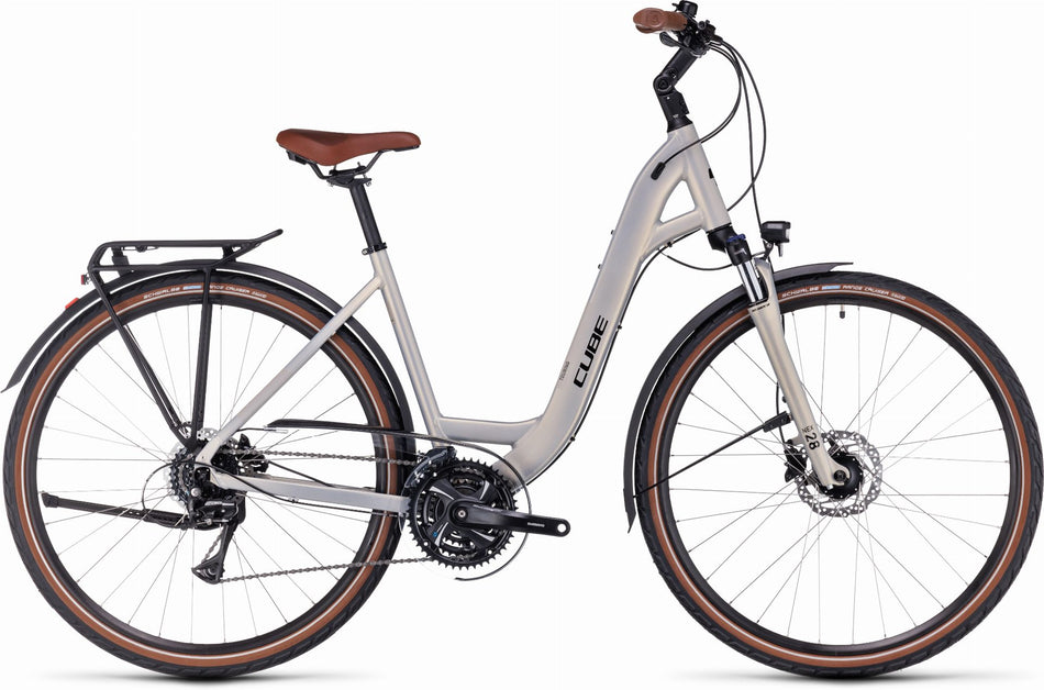 Cube Touring Pro Trekkingrad Easy Entry 28" pearlysilver´n´black