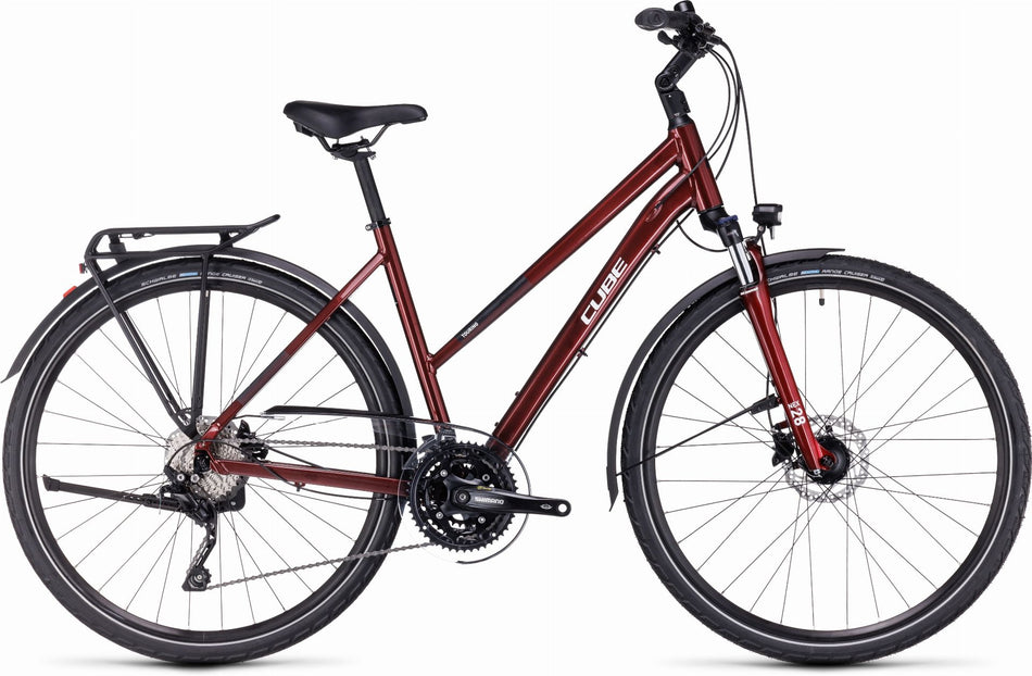 Cube Touring EXC Trekkingrad Trapeze 28" red´n´white