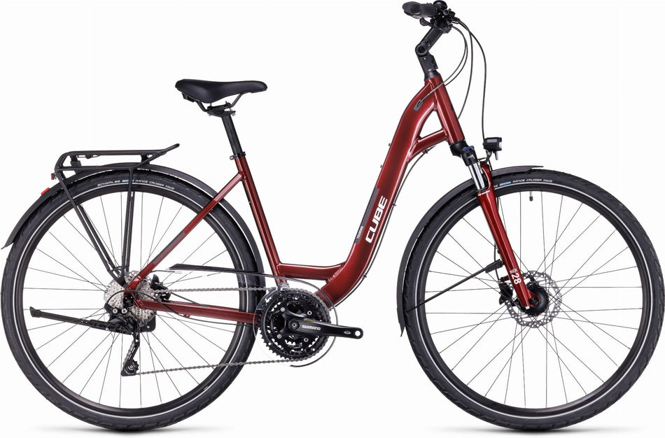 Cube Touring EXC Trekkingrad Easy Entry 28" red´n´white