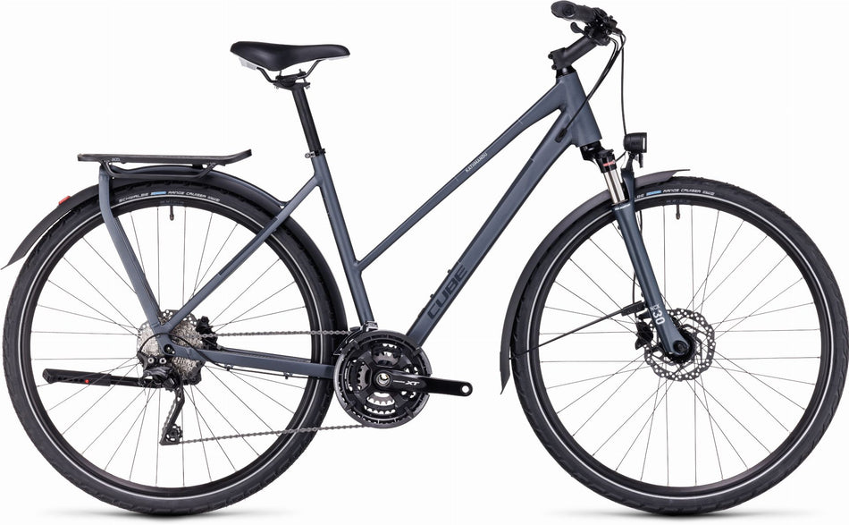 Cube Kathmandu EXC Trekkingrad Trapeze 28" darkgrey´n´grey