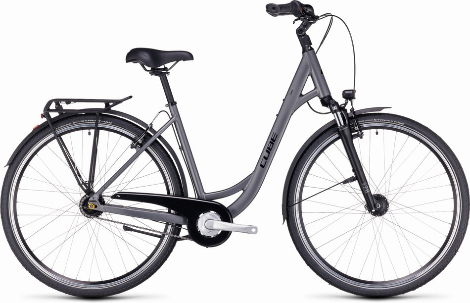 Cube Town Cityrad Easy Entry 28" grey´n´black