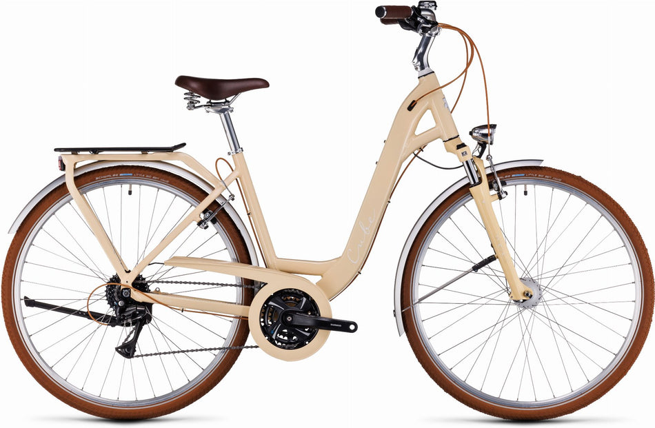 Cube Ella Ride Cityrad Easy Entry 28" honey´n´white