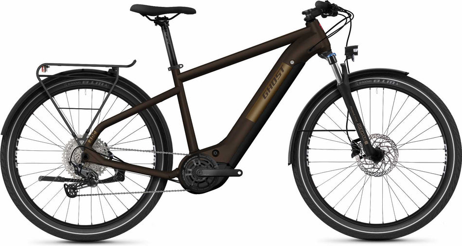 Ghost E-Square Trekking Advanced Y 630 WH E-Bike Herren 27,5+" chocolate/riot red